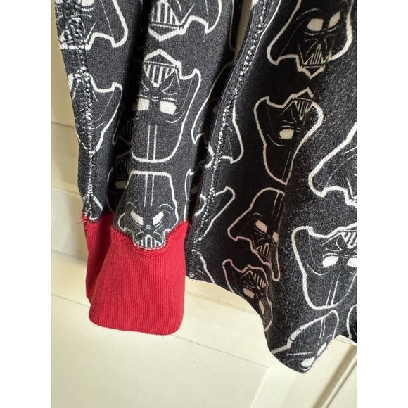 Hanna Andersson Pajama Long Sleeve Top Star Wars Darth Vader Unisex Small Black - Picture 4 of 8